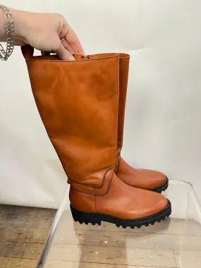 Anna Baiguera Tall Boots in Size 39 - Leather Knee-High Womens Winter Footwear