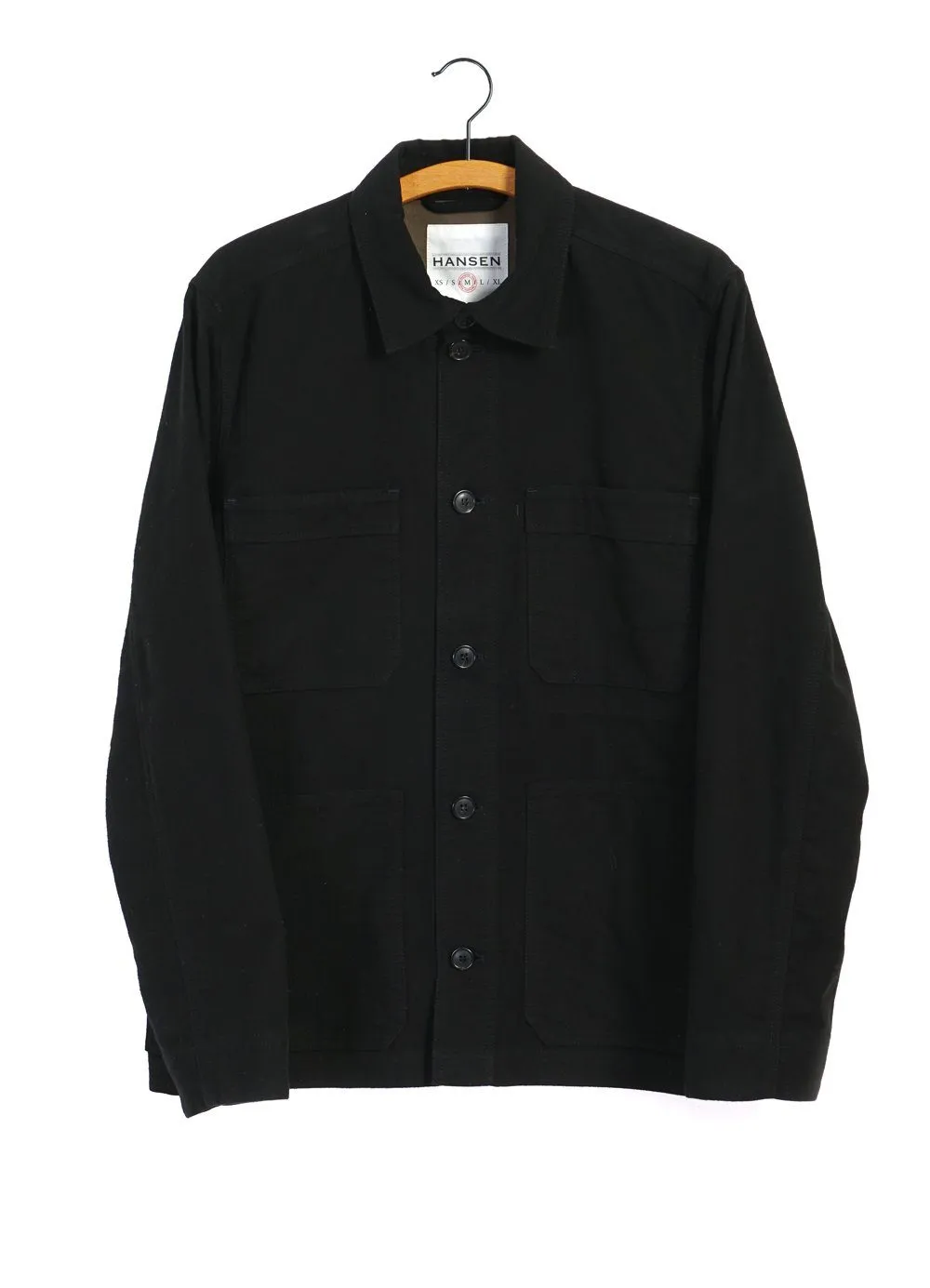 Refined Black Work Jacket by Bertram