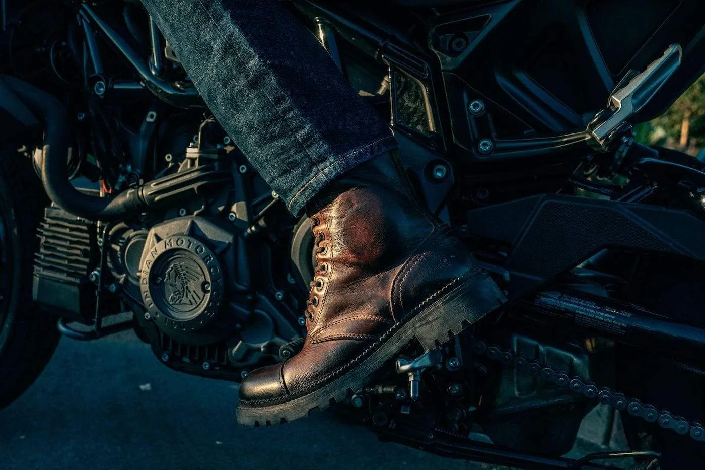 BSMC x Umberto Luce Luxury Coffee Brown Leather Boots for Men