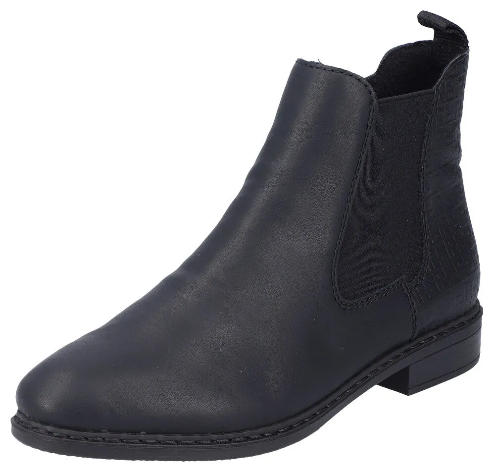 Chelsea boots Rieker, black