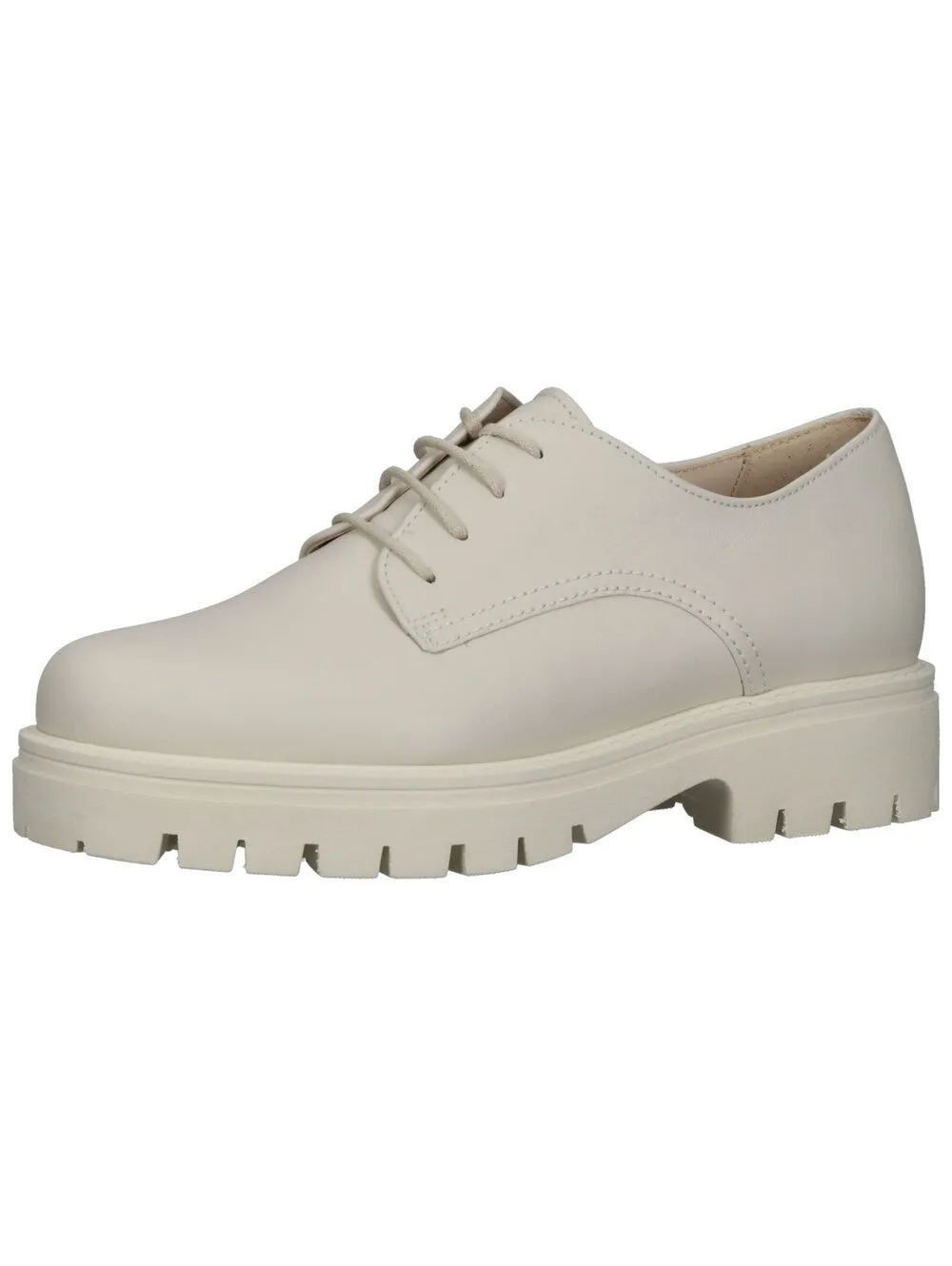 Lace-up shoes Gabor, natural white