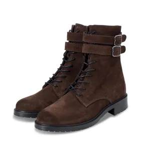 YAYA Womens Elegant Suede Lace-Up Boots, Style Code 3200647